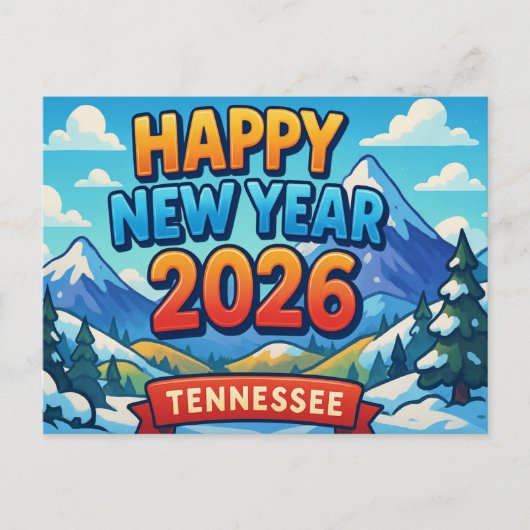 BRIEFKAART VAN TENNESSEE (Voorkant)