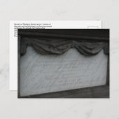 Briefkaart van Thaddeus Stevens grafschrift. (Voorkant / Achterkant)