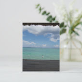 Briefkaart van Thatched Cabana (Staand voorkant)