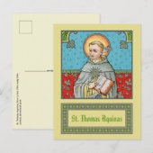 Briefkaart van Thomas Aquinas (VVP 002) (Voorkant / Achterkant)