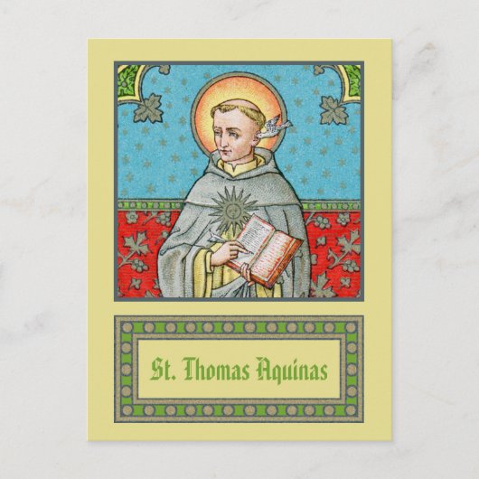 Briefkaart van Thomas Aquinas (VVP 002) (Voorkant)
