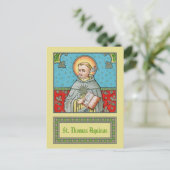 Briefkaart van Thomas Aquinas (VVP 002) (Staand voorkant)