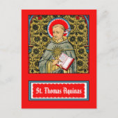 Briefkaart van Thomas Aquinas (VVP 002) (Voorkant)