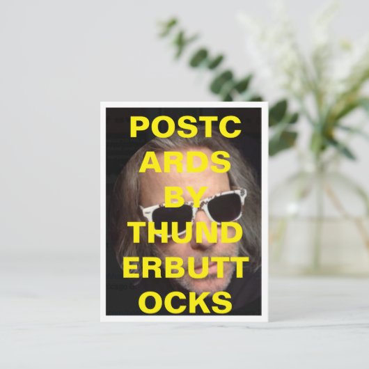 Briefkaart van Thunderbuttocks (Staand voorkant)