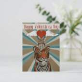 BRIEFKAART VAN TIGER EN OWL VALENTIJNS (Staand voorkant)