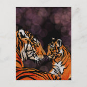 Briefkaart van tijger (Voorkant)