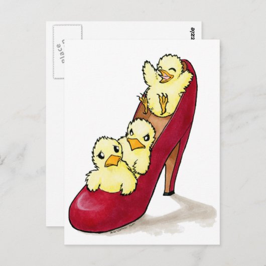 Briefkaart van topkuikens (Voorkant / Achterkant)