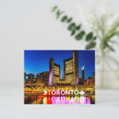 BRIEFKAART VAN TORONTO (Staand voorkant)