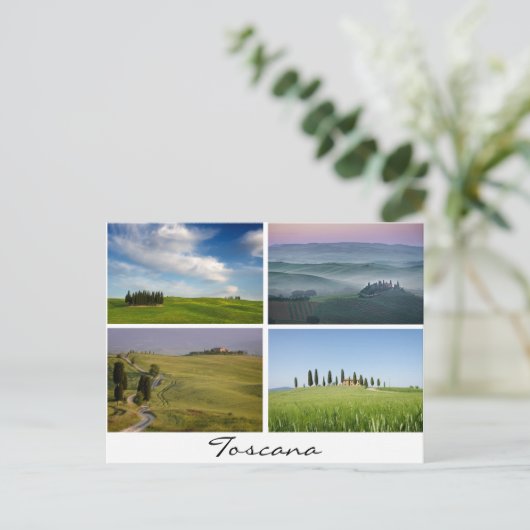 Briefkaart van Toscane (Staand voorkant)