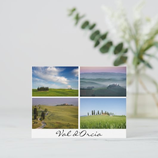 Briefkaart van Toscane (Staand voorkant)