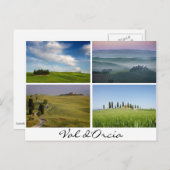 Briefkaart van Toscane (Voorkant / Achterkant)