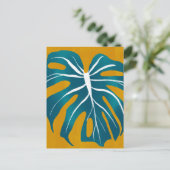 Briefkaart van tropisch Plant (Staand voorkant)