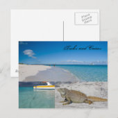 Briefkaart van Turks- en Caicoseilanden (Voorkant / Achterkant)