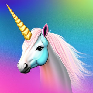 Briefkaart van Unicorn Horse