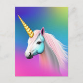 Briefkaart van Unicorn Horse (Voorkant)