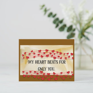 Briefkaart van valentijns