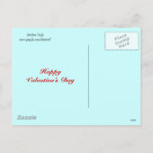 Briefkaart van Valentijnse liefhebbers (Achterkant)