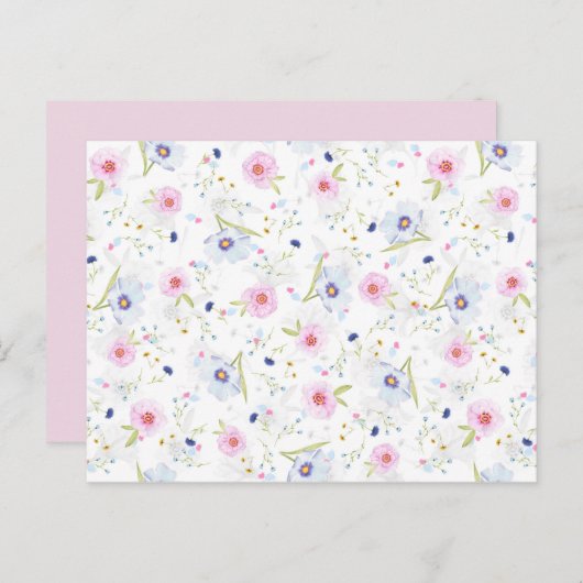 briefkaart van veerbloemen (Voorkant / Achterkant)