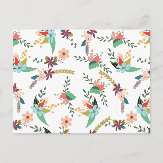 briefkaart van veerbloemen (Voorkant)