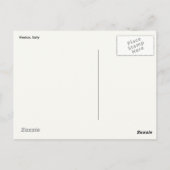 briefkaart van venetiaanse gondolas (Achterkant)