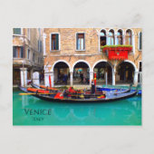 Briefkaart van Venetian Gondoliers (Voorkant)
