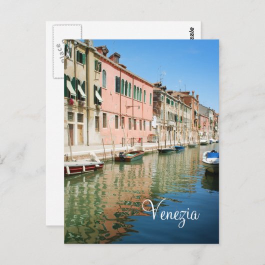 Briefkaart van Venetië (Voorkant / Achterkant)