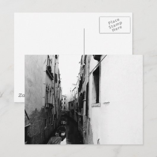 Briefkaart van Venetië (Voorkant / Achterkant)