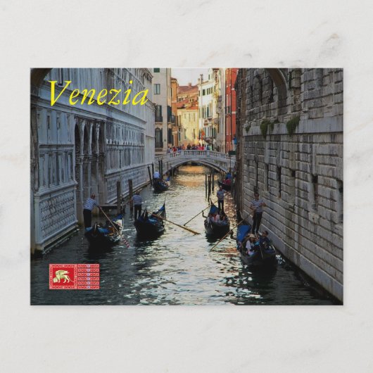 Briefkaart van Venetië (Voorkant)