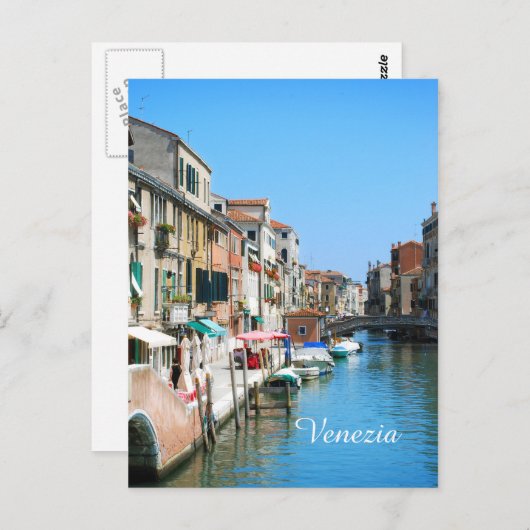 Briefkaart van Venetië (Voorkant / Achterkant)