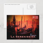Briefkaart van Venetië (Voorkant / Achterkant)