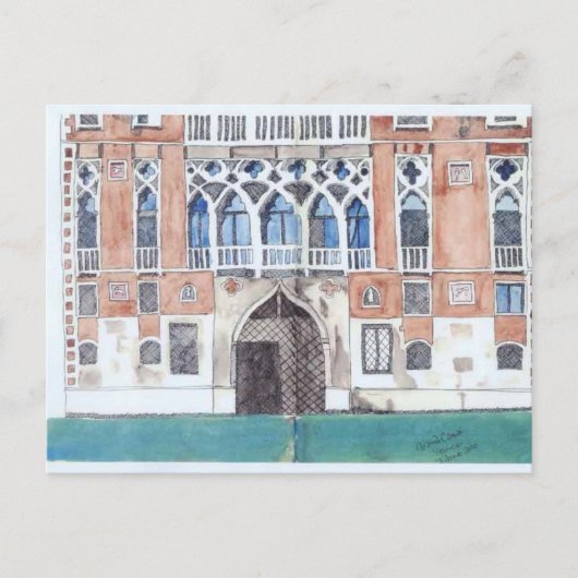 Briefkaart van Venetië (Voorkant)