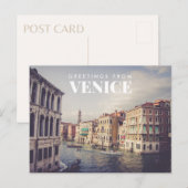 Briefkaart van Venetië (Voorkant / Achterkant)