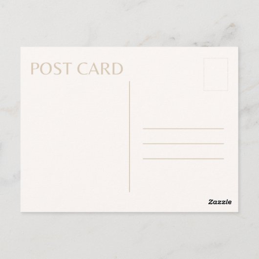 Briefkaart van Venetië (Achterkant)