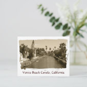 Briefkaart van Venetië Beach Canals! (Staand voorkant)
