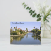 Briefkaart van Venice Beach Canals (Staand voorkant)