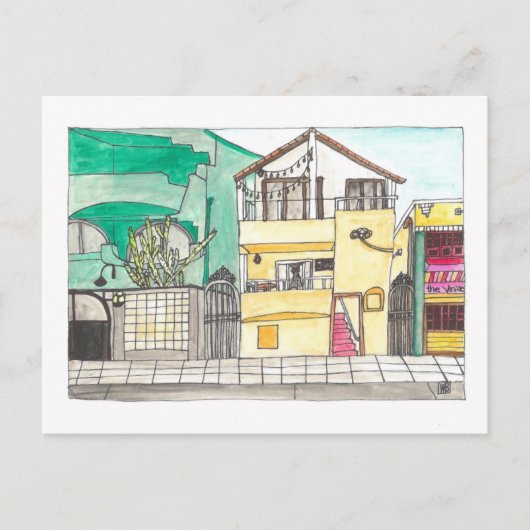 Briefkaart van Venice Boardwalk (Voorkant)