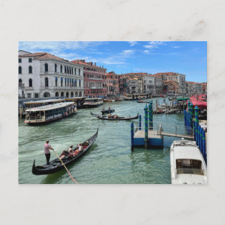 Briefkaart van Venice Grand Canal