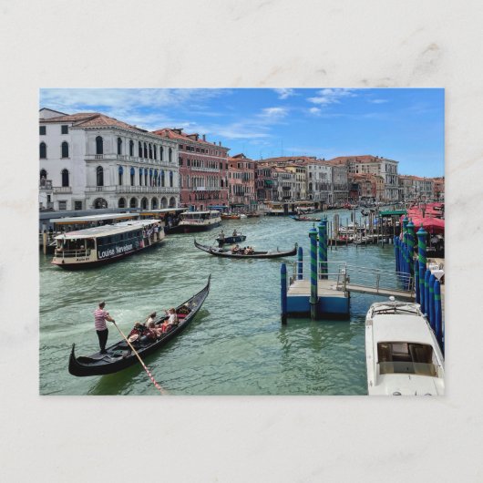 Briefkaart van Venice Grand Canal (Voorkant)