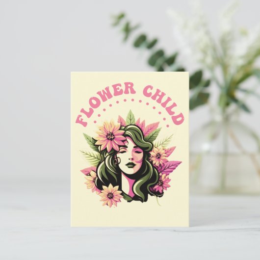 Briefkaart van ventilatorkinderen (Staand voorkant)