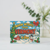 BRIEFKAART VAN VERMONT (Staand voorkant)