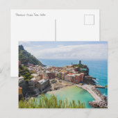 Briefkaart van Vernazza, Cinque Terre, Italië (Voorkant / Achterkant)