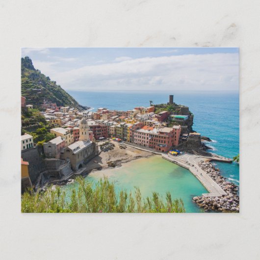 Briefkaart van Vernazza, Cinque Terre, Italië (Voorkant)