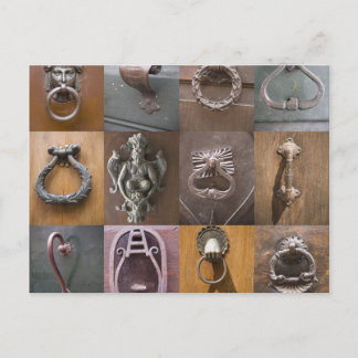 Briefkaart van Verona-deur