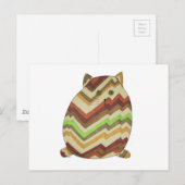 Briefkaart van vetkatten (Voorkant / Achterkant)
