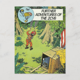 Briefkaart van Vintage-auto | Citroen 2cv | Frankr