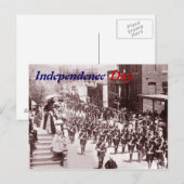 Briefkaart van Virginia City op 4 juli (Voorkant / Achterkant)