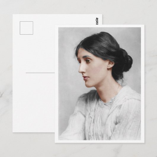 Briefkaart van Virginia Stephens Woolf (Voorkant / Achterkant)