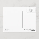 Briefkaart van vis en garnaal (Achterkant)