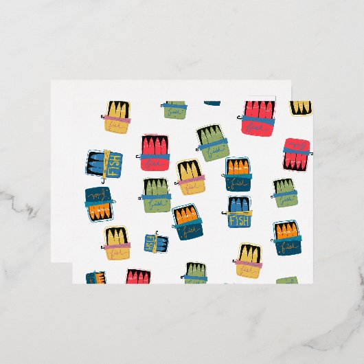 Briefkaart van visconserven (Voorkant / Achterkant)