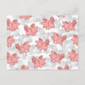 Briefkaart van vliegende varkens (Voorkant)